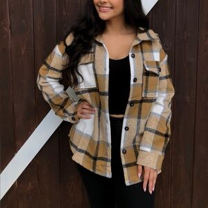 Classic Oversized Plaid Shacket by Sweet Lovely by Jen S